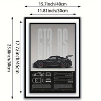 Porsche 911 GT3 RS Wall Art – Premium Automotive Poster